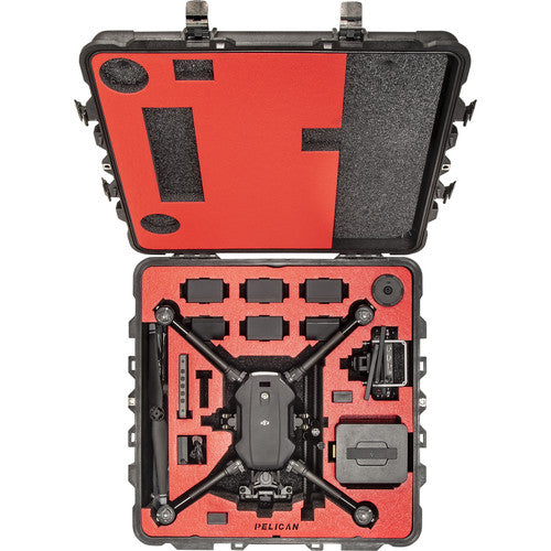 Pelican Flightline Watertight Carry-On Hard Case for DJI Matrice 200, M210, M210 RTK Drone Series | Model - 1640-DM200