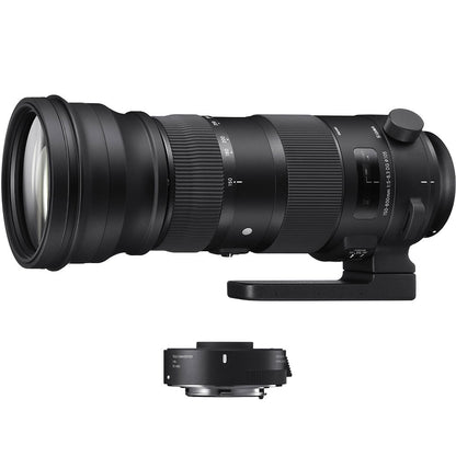 Sigma 150-600mm f/5-6.3 Full-Frame Format DG OS HSM Sports Lens and TC-1401 1.4x Teleconverter Kit for Canon EF