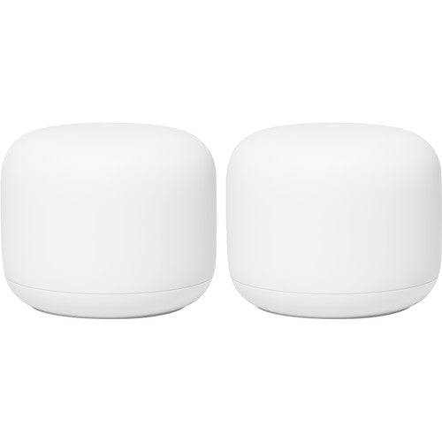 Google Nest Wifi Router and Point Snow (Total of 2)