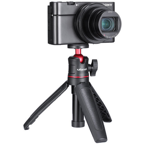 Ulanzi MT-08 Desktop Mini Portable Tripod with 1/4 Screw To DSLR Cameras Smartphone Microphone LED Light for Vlogging Extendable Tripod Stick