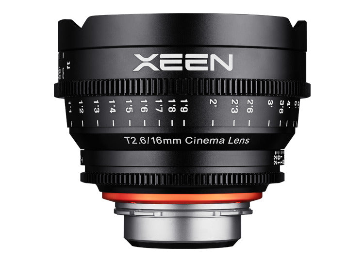 Samyang Xeen 16mm T2.6 Cine Lens (E Mount) for Sony E-Mount Mirrorless Camera Full Frame Prime Lenses for Professional Cinema Videography