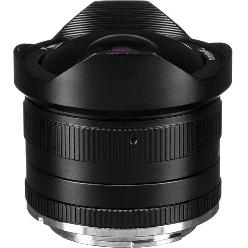 7Artisans 7.5mm f2.8 APS-C Manual Fisheye Prime Lens (E-Mount) for Sony Mirrorless Cameras with Protective Lens Cap, Removable Lens Hood - Black