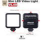 Ulanzi Vlog Kit 4 VM-Q1 Microphone, U-Rig Pro, 2pcs. VL49 Mini LED Lights for Smartphone Youtube Vlogging Streaming Livestream Video Recording Content