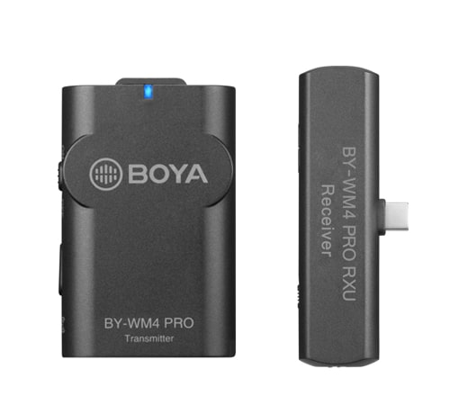 BOYA BY-WM4 PRO K5 Dual-Channel Digital Wireless Microphone System for Android and other Type-C Devices