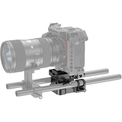Smallrig Universal 15mm Rail Support System Baseplate Suitable for Mirrorless and DSLR Cameras 2092B