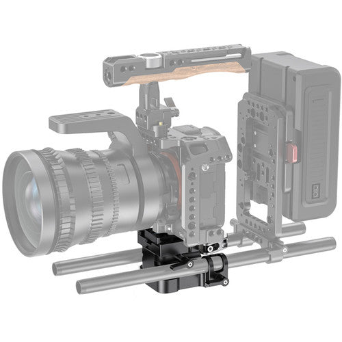 Smallrig Universal 15mm Rail Support System Baseplate Suitable for Mirrorless and DSLR Cameras 2092B