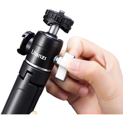 [CLEARANCE] Ulanzi U-VLOG LITE Extendable Tripod Detachable ball head with dual cold shoe U60 Mini Ball Head + MT-14 Extensible Tripod, Vlog Kit for Cameras Smartphones