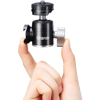 [CLEARANCE] Ulanzi U-VLOG LITE Extendable Tripod Detachable ball head with dual cold shoe U60 Mini Ball Head + MT-14 Extensible Tripod, Vlog Kit for Cameras Smartphones