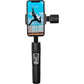 Hohem iSteady Mobile+ Plus Lightweight 3-Axis Handheld Stabilizing Gimbal with 280g Max Payload, 6" Compatible Size and Mobile App Controls for Smartphone
