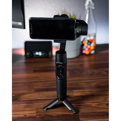 Hohem iSteady Mobile+ Plus Lightweight 3-Axis Handheld Stabilizing Gimbal with 280g Max Payload, 6" Compatible Size and Mobile App Controls for Smartphone