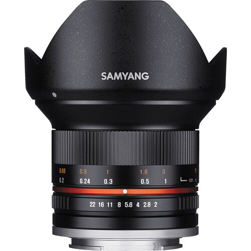 Samyang 12mm f/2.0 NCS CS Lens for Fujifilm X-Mount (Black)