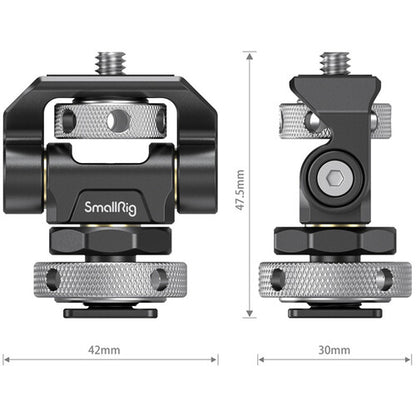 SmallRig 2905B Adjustable Monitor Mount with Swivel and Tilt Cold Shoe Mount