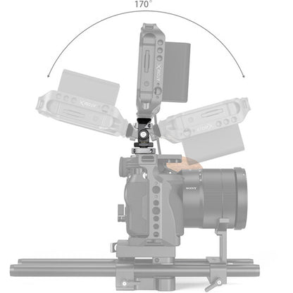 SmallRig 2905B Adjustable Monitor Mount with Swivel and Tilt Cold Shoe Mount
