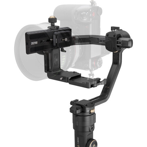 Zhiyun-Tech CRANE 2S Combo Kit 3-Axis Handheld Gimbal Stabilizer and Grip with Upgraded Flexmount System for DSLR and Mirrorless Cameras