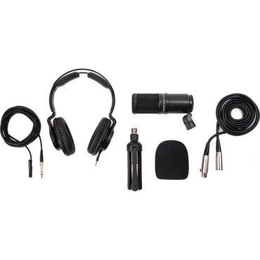 Zoom Podcast Mic Pack with USB / XLR Microphone, Professional Headphones, Tripod Stand & Accessories for Podcasting, Streaming, Recording & Podcasting | ZDM-1 | ZUM-2