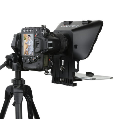 Desview / Bestview T3 11" Universal Teleprompter with Horizontal / Vertical Shooting, Bluetooth Remote Control and Mobile App Support for DSLR, Smartphone and Tablet