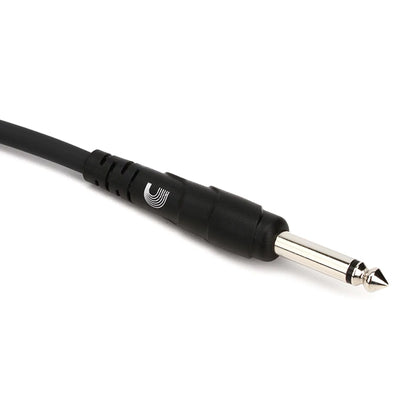 Planet Waves Classic Series 6.35mm Instrument Cable with Double Straight Male Plugs (10 Feet) | PW-CGT-10