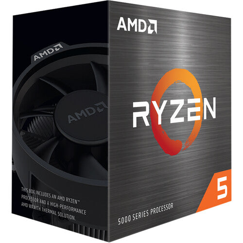 AMD Ryzen 5 5600X Processor for Desktop Computers with 12 Threads 6 Cores 3.7GHz 65W TDP, Wraith Stealth Air Cooler Included (Unlocked)