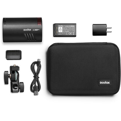 Godox AD100PRO Portable Pocket Flash or Strobe for Creative Photography and Studio Lighting