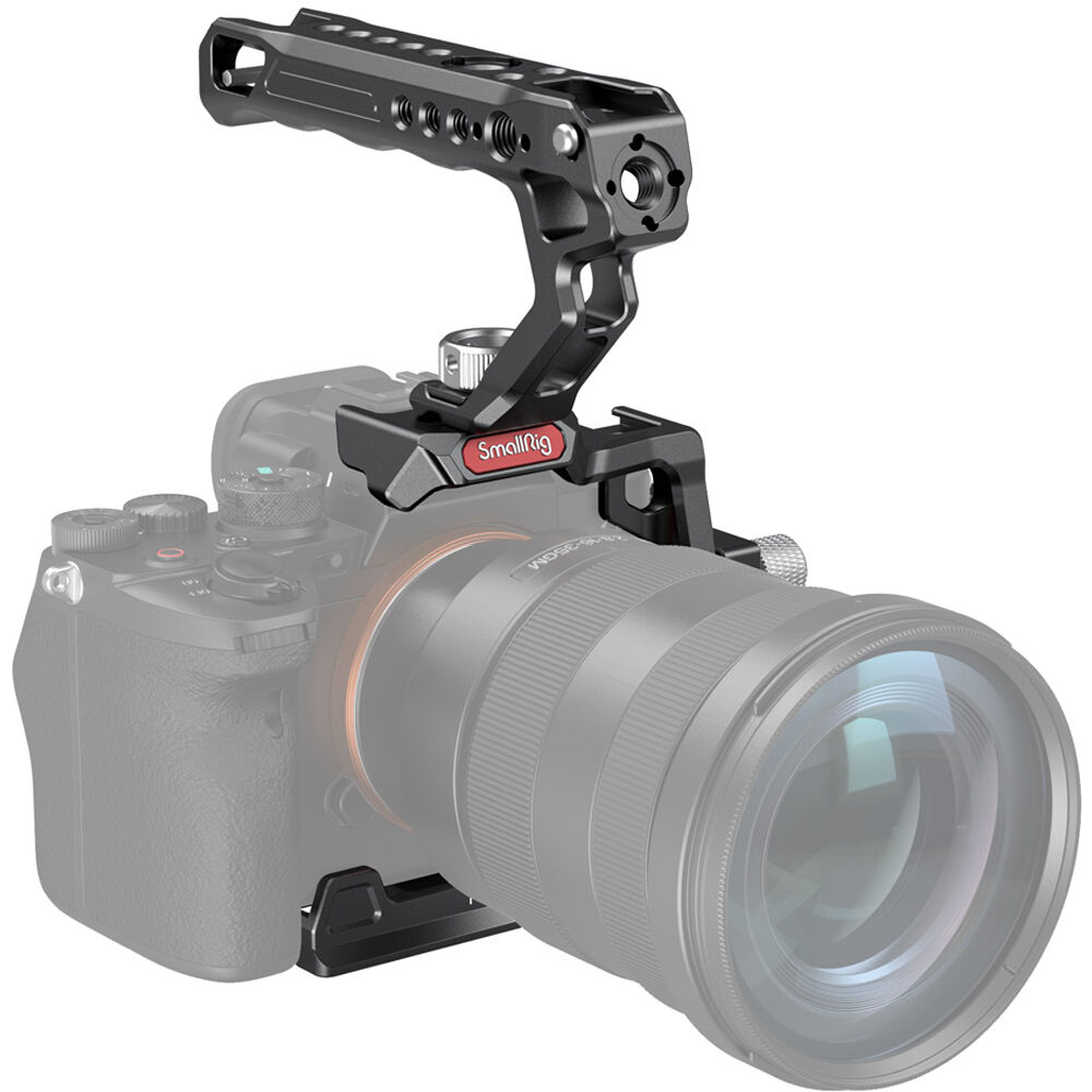 SmallRig Aluminum Camera Half Cage with Top Handle & Cable Clamp Kit for Sony a7S - 3237