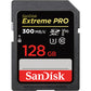 SanDisk Extreme PRO UHS-II SDXC Class 10 SD Card, 300Mbps and 260Mbps Read and Write Speed (128GB) | SDSDXDK-128G-GN4IN