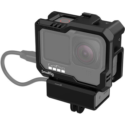 [CLEARANCE] SmallRig Lightweight Camera Cage Kit for GoPro HERO 12 11 10 9 Action Cameras | Black | Model - 3083C