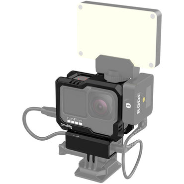 [CLEARANCE] SmallRig Lightweight Camera Cage Kit for GoPro HERO 12 11 10 9 Action Cameras | Black | Model - 3083C