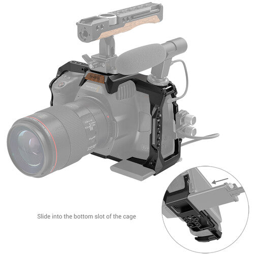SMALLRIG 3270 Full Cage for Black Magic Pocket Cinema Camera 6K Pro with NATO Rail and ARRI-Style Mounts