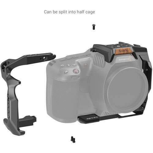 [CLEARANCE] SmallRig 3270 Full Cage for Black Magic Pocket Cinema Camera 6K Pro with NATO Rail and ARRI-Style Mounts