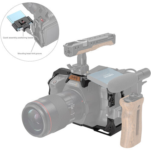 [CLEARANCE] SmallRig 3270 Full Cage for Black Magic Pocket Cinema Camera 6K Pro with NATO Rail and ARRI-Style Mounts