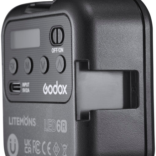 Godox Litemons LED6R Adjustable RGB LED 1800mAh 3200k-6500k Rechargeable Video Light