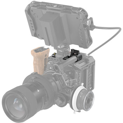 SmallRig 15mm Single Aluminum Rod Clamp with Integrated NATO Rail | Model - 3011