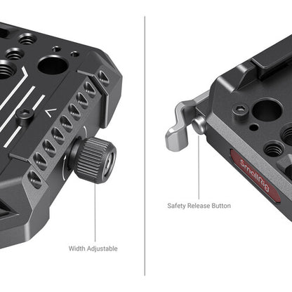 [CLEARANCE] SmallRig Manfrotto-Style Aluminum Drop-In Baseplate for Manfrotto 501PL QR Plate 2887