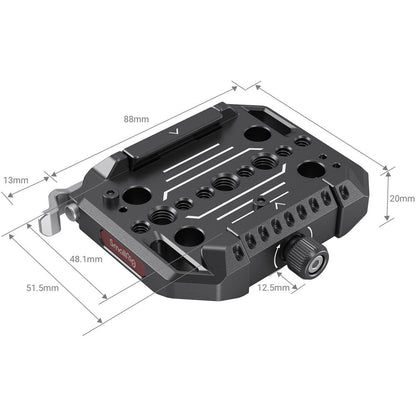 [CLEARANCE] SmallRig Manfrotto-Style Aluminum Drop-In Baseplate for Manfrotto 501PL QR Plate 2887