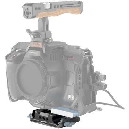 SmallRig Universal Camera Baseplate with 15mm Light Weight Support (LWS) Rod Clamp | Model - 3357