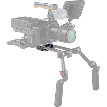 SmallRig Universal Camera Baseplate with 15mm Light Weight Support (LWS) Rod Clamp | Model - 3357