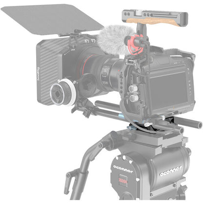 SmallRig Universal Camera Baseplate with 15mm Light Weight Support (LWS) Rod Clamp | Model - 3357