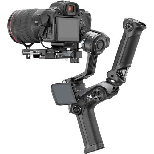 Zhiyun Weebill 2 Camera 3-Axis Handheld Gimbal Stabilizer for DSLR and Mirrorless Camera with 2.8" Full-Color Flip-out Touch Screen Display, Image Transmitter AI, Focus Control Wheel, USB-C PD Fast Charging