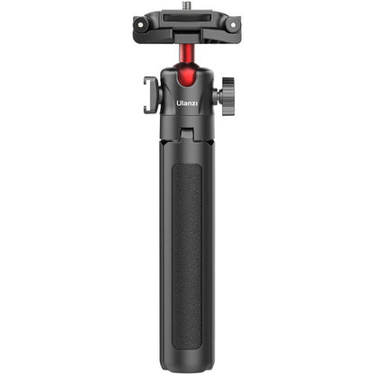 Ulanzi 2469 MT-41 2 in 1 Adjustable Mini Tripod with 4 Sections Extendable Function and Cold Shoe Mount Design Perfect for Livestream, Vlogging and Video Shooting