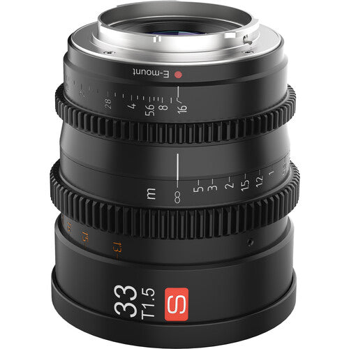 Viltrox 33mm T1.5 Cine Lens for Sony E-Mount Mirrorless Camera Low Light Photography Smooth Bokeh Multilayer Coatings