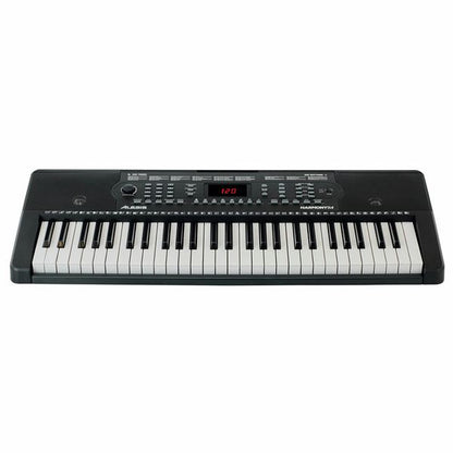 Alesis Harmony 54 Electronic Digital 54 Key Keyboard with Synth Action Built-In Speakers 3.5mm Audio Input / Output and 300 Sound Presets (Microphone Included)