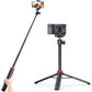 Ulanzi MT-44 Extendable Folding Vlog Tripod, Camera & Phone Mount for Livestream, Broadcast and Gaming