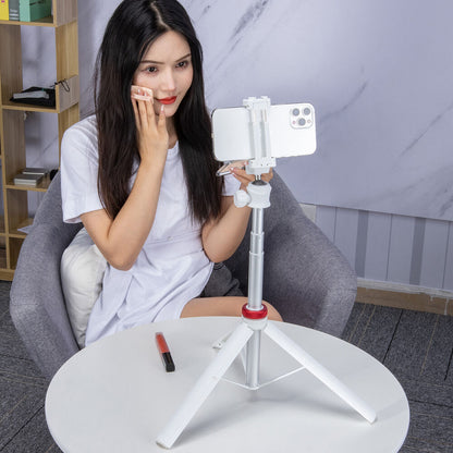 Ulanzi MT-44 + Remote 3-Section Extendable Folding Vlog Tripod, Camera & Phone Mount with Max 1.5Kg Load Capacity for Vlogging, Live Selling, Livestreaming