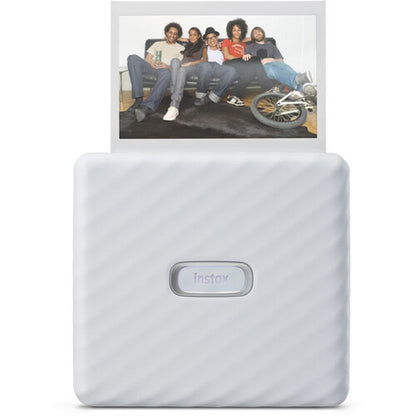 Fujifilm Instax Link Wide Smartphone Printer with Bluetooth 4.2 Connectivity (Mocha Gray, Ash White)