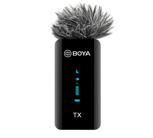 Boya by-XM6 S2 2.4GHz Dual Wireless Lavalier Microphone System Kit  with up to 7hours Runtime and 100m Operating Range for Live, YouTube, Vlogging and Interview