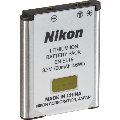 Pxel Nikon Class A EN-EL19 Replacement Rechargeable 3.7v 700 mAH Lithium-Ion Battery for Nikon Coolpix S3100, S3300 and S4100 Cameras