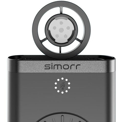 Simorr by SmallRig Wave U1 Cardioid USB Condenser Microphone, For Music Recording, Gaming, Streaming, and Meetings (White, Black) (3491,3492)