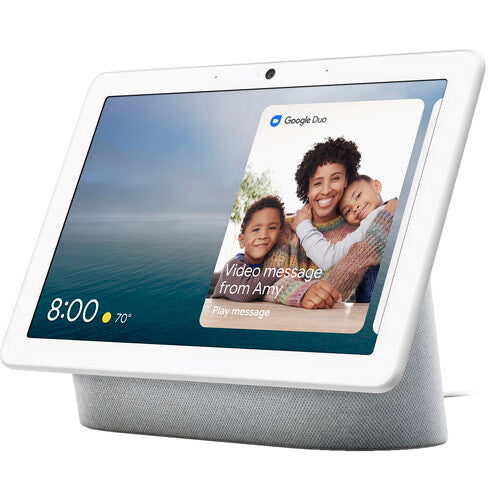 Google Nest Hub Max 10-Inch Touchscreen Bluetooth Smart Home Display with Google Assistant and Chromecast (Charcoal Black, Chalk White)