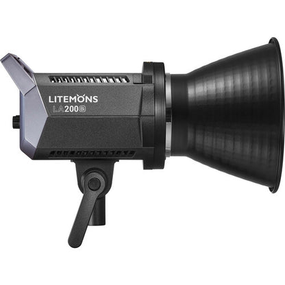 Godox Litemons LA200R K1 RGB 220W LED Video Light Bowens S Type Reflector Mount, 1800-10000K CCT with Dimming Wireless Control, Onboard and Mobile App Controls, 14 Light Effect Presets, Max 30m Bluetooth Control for Studio Lighting and Equipment