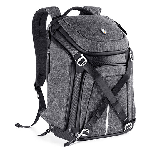 K&F Concept Professional Camera Alpha Backpack Waterproof Large Bag Case with Laptop Compartment (Gray) | KF13-105